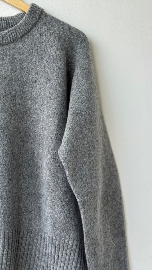 Pull 100% Laine douce Gris