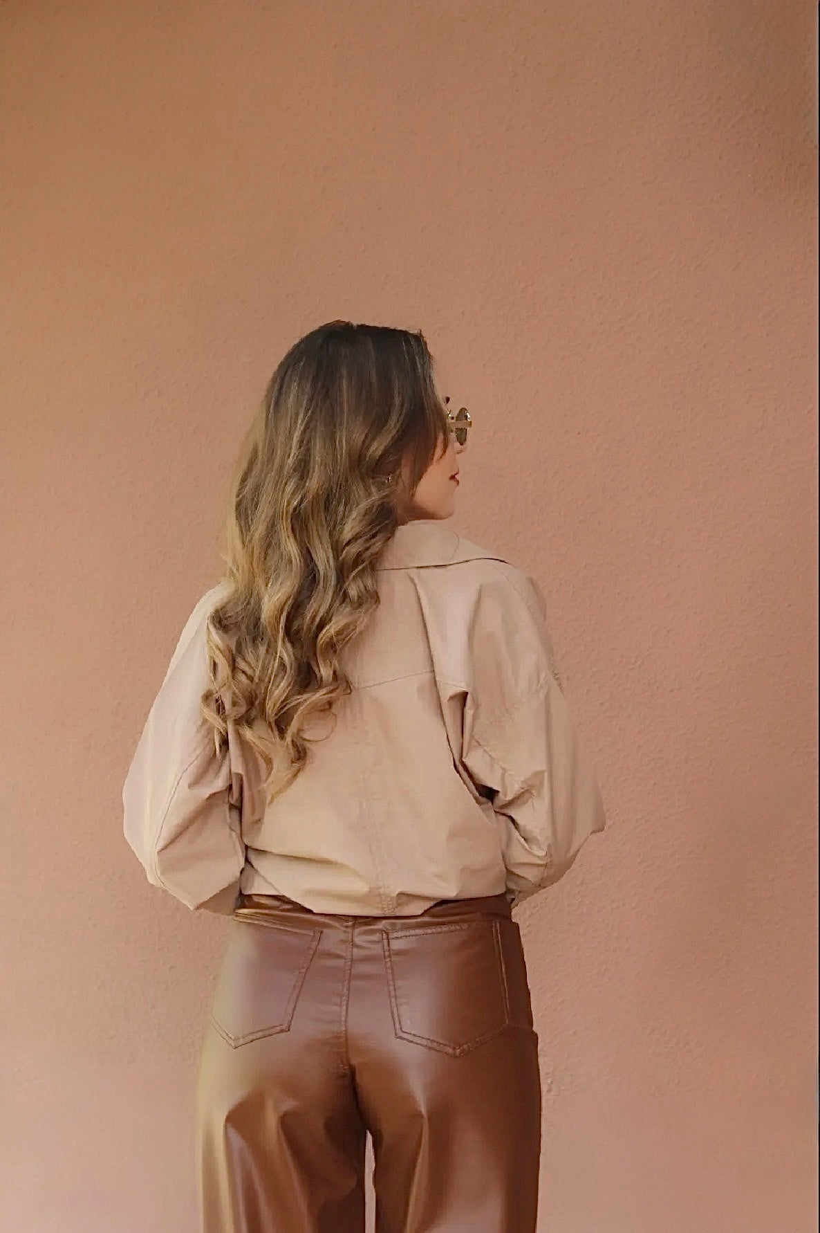 Pantalon Similicuir suédine