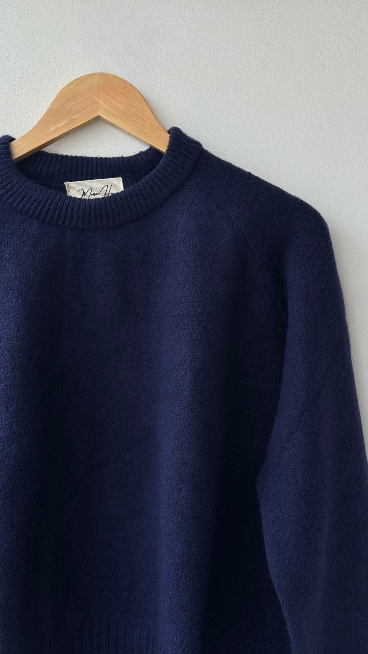 Pull 100% Laine douce Bleu