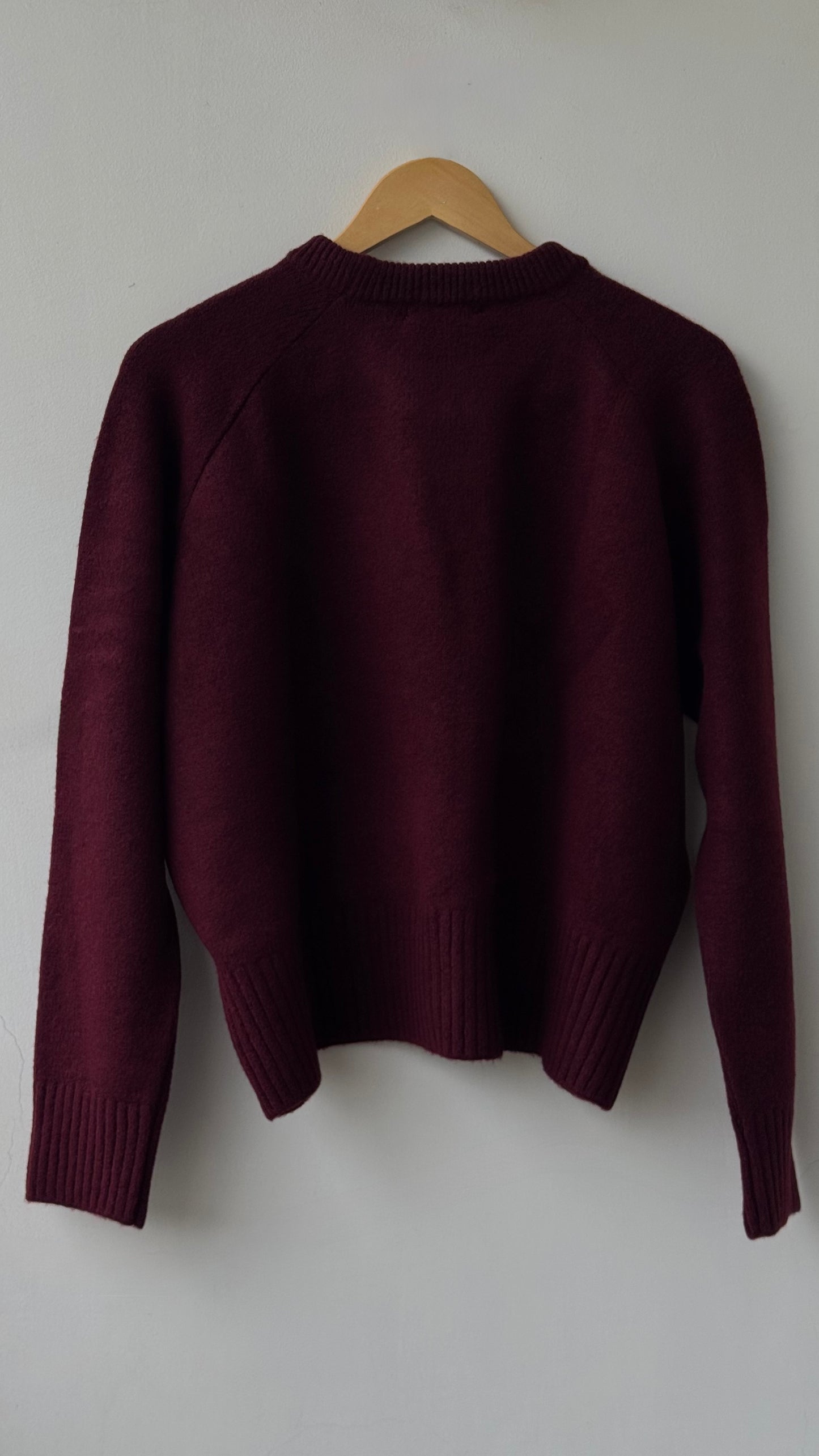 Pull 100% Laine douce Grenât