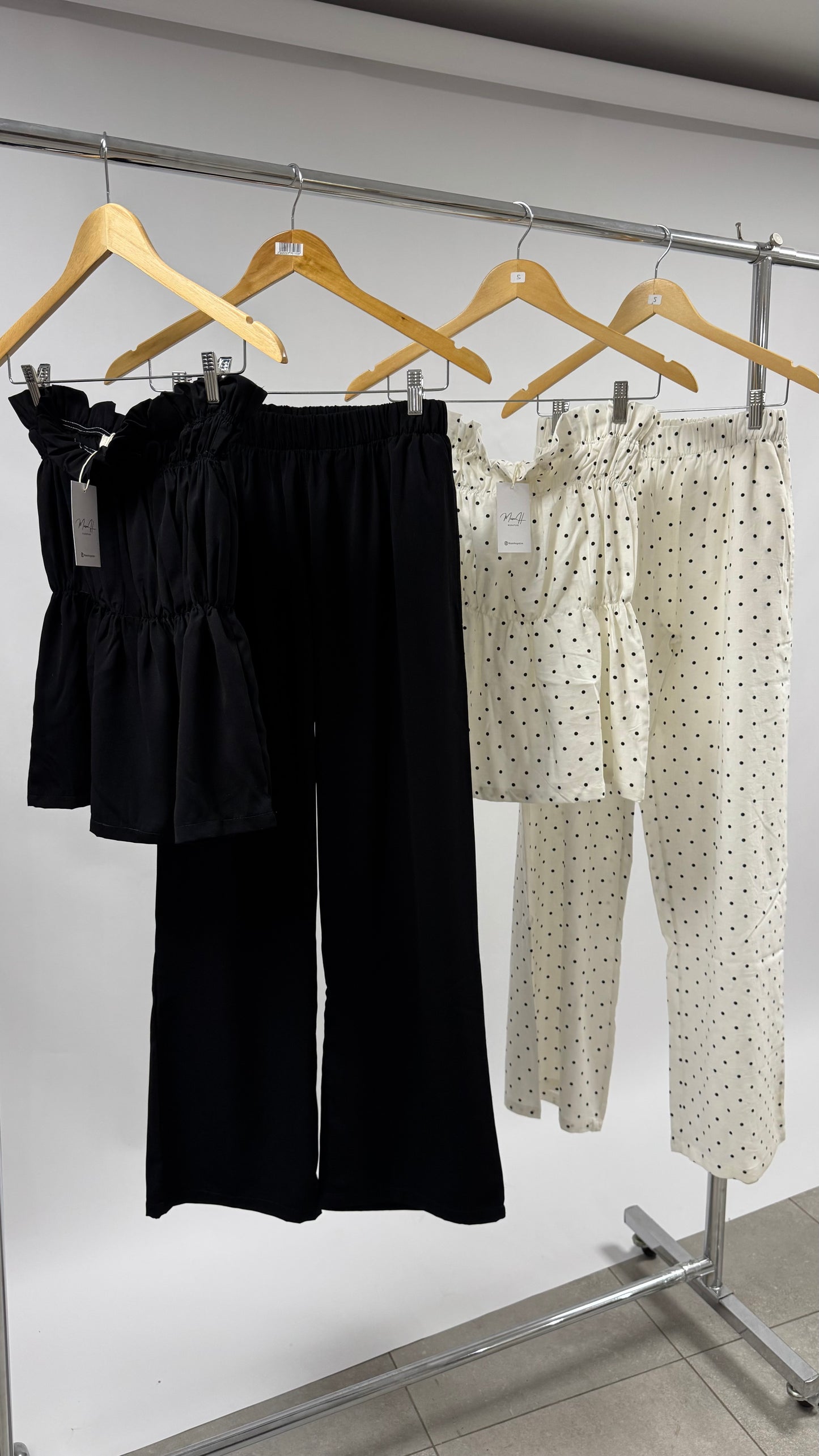 Pantalon POLKA DOT 100% Lin