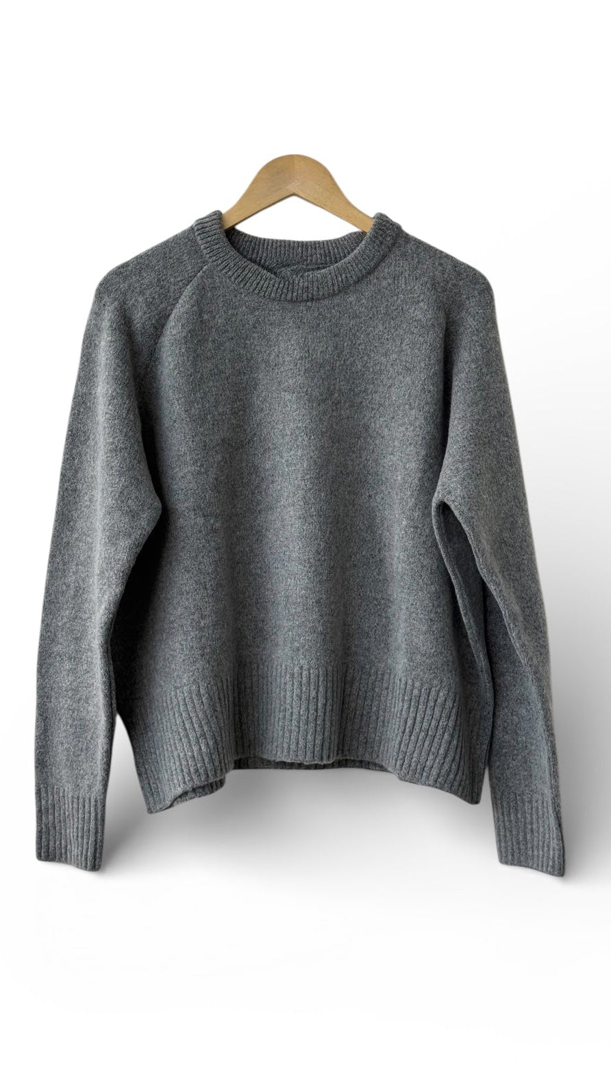 Pull 100% Laine douce Gris
