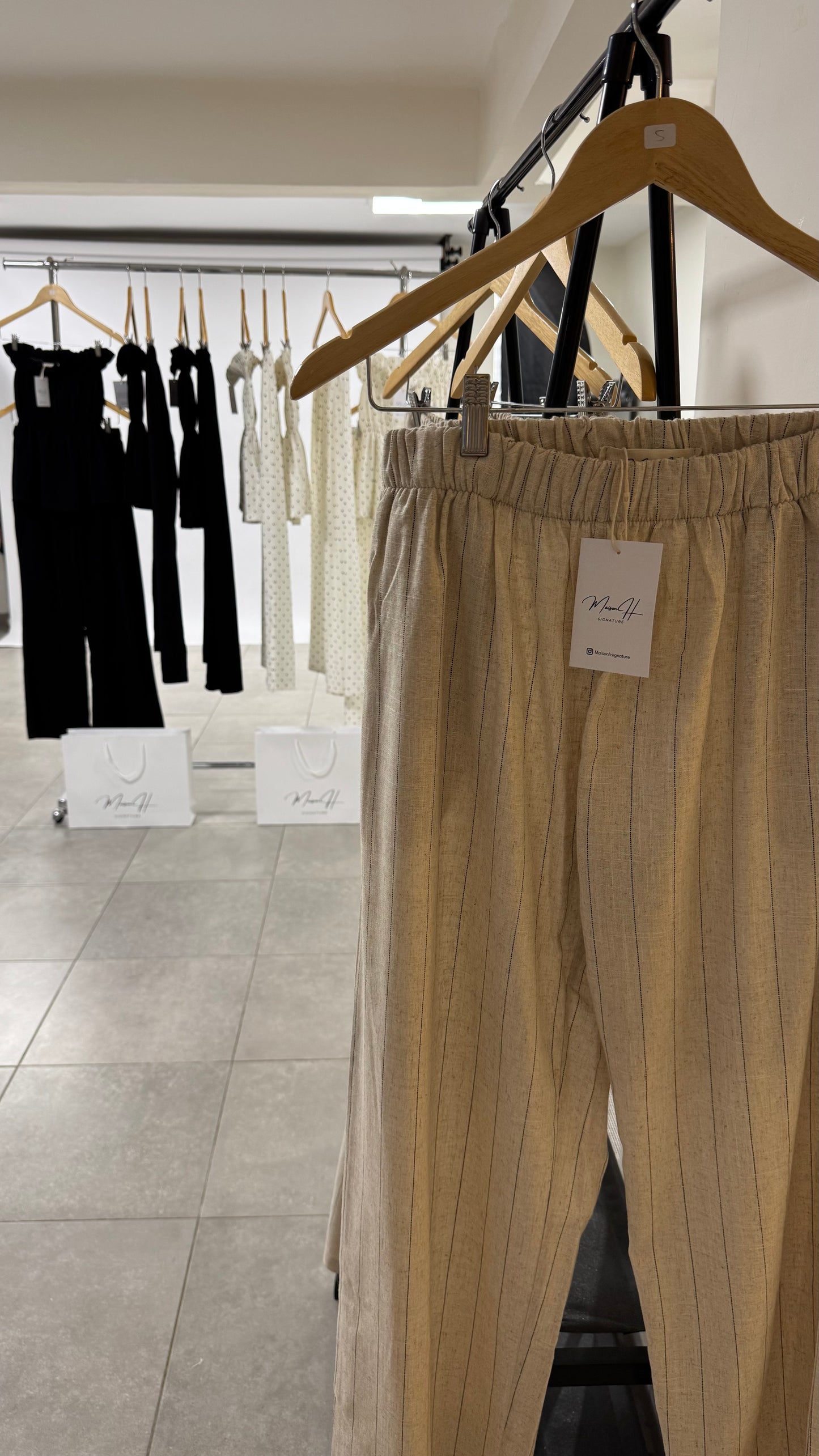 VANILLA pantalon 100% Lin