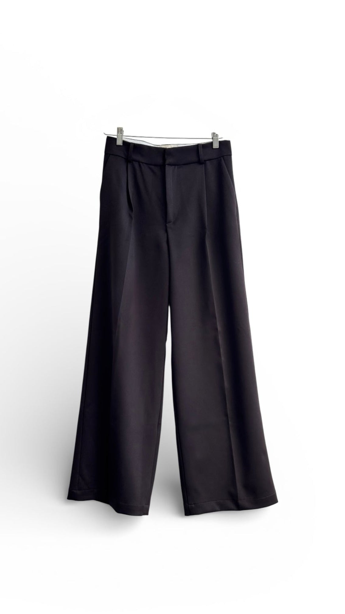 Pantalon Large Marron