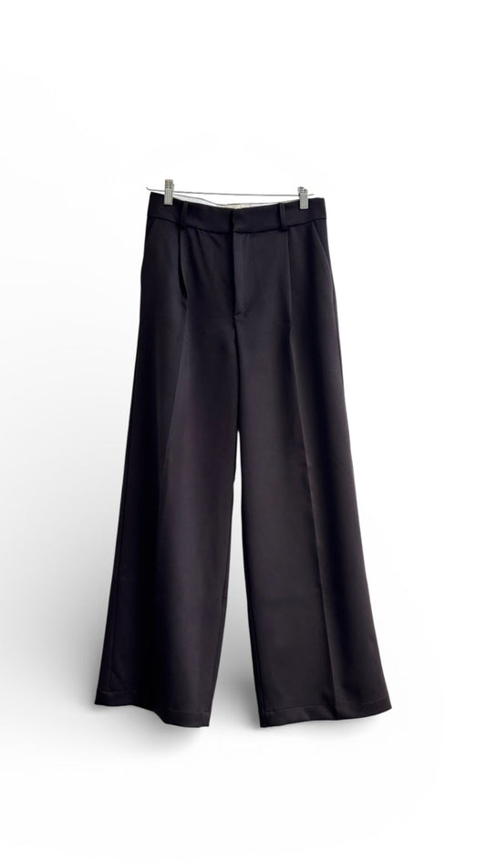 Pantalon Large Marron