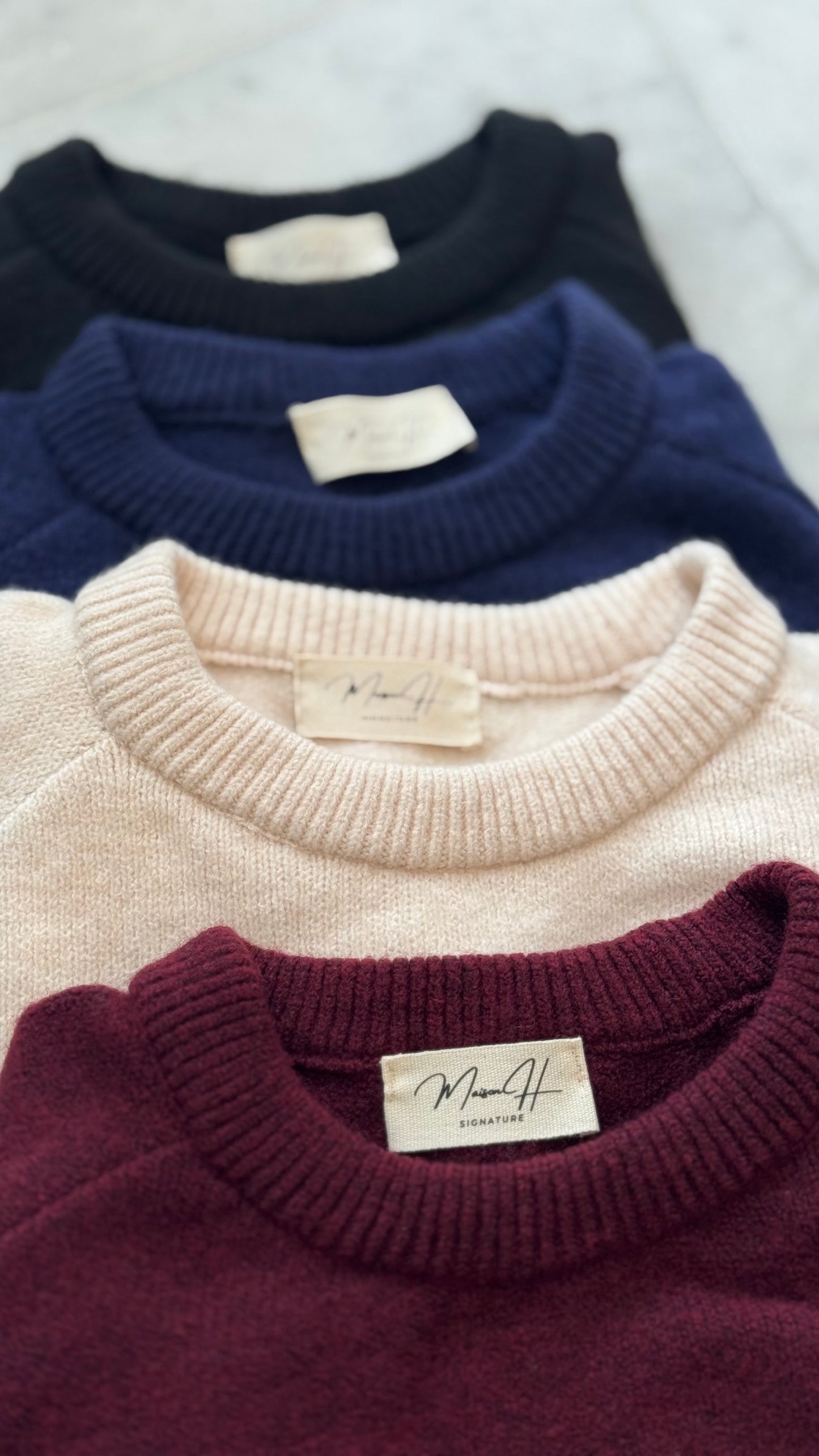 Pull 100% Laine douce Bleu