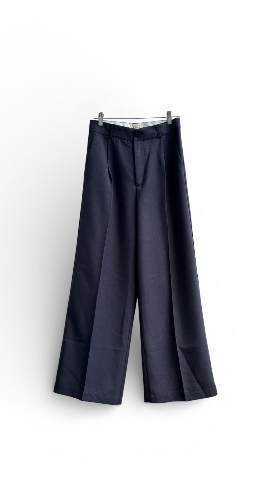 Pantalon Large Gris