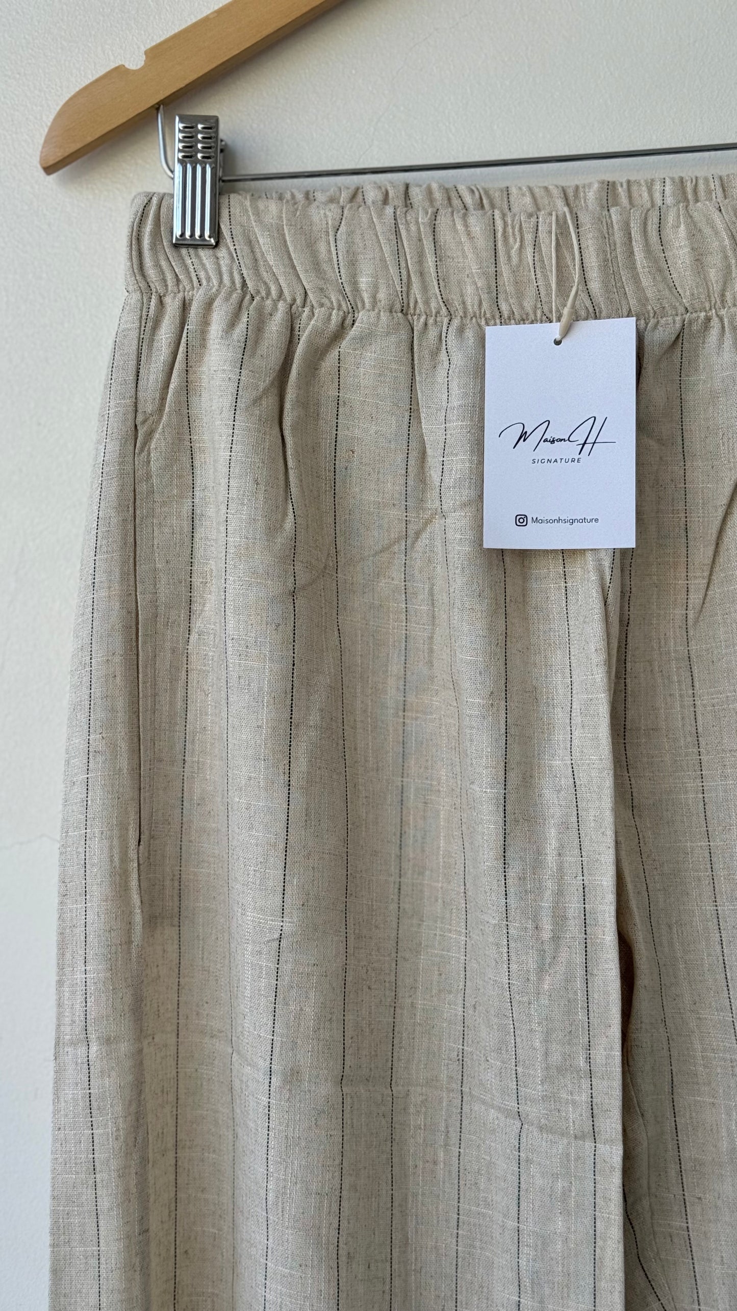 VANILLA pantalon 100% Lin