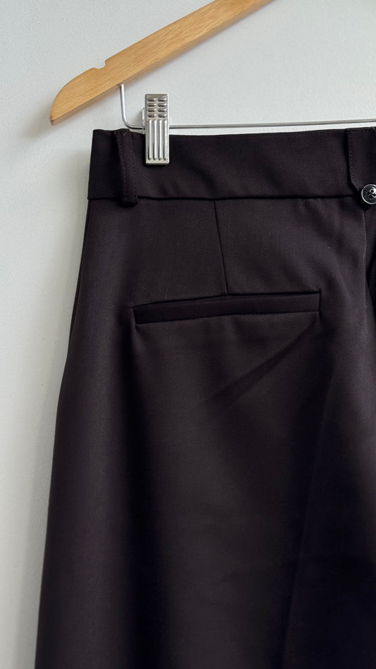 Pantalon Large Marron