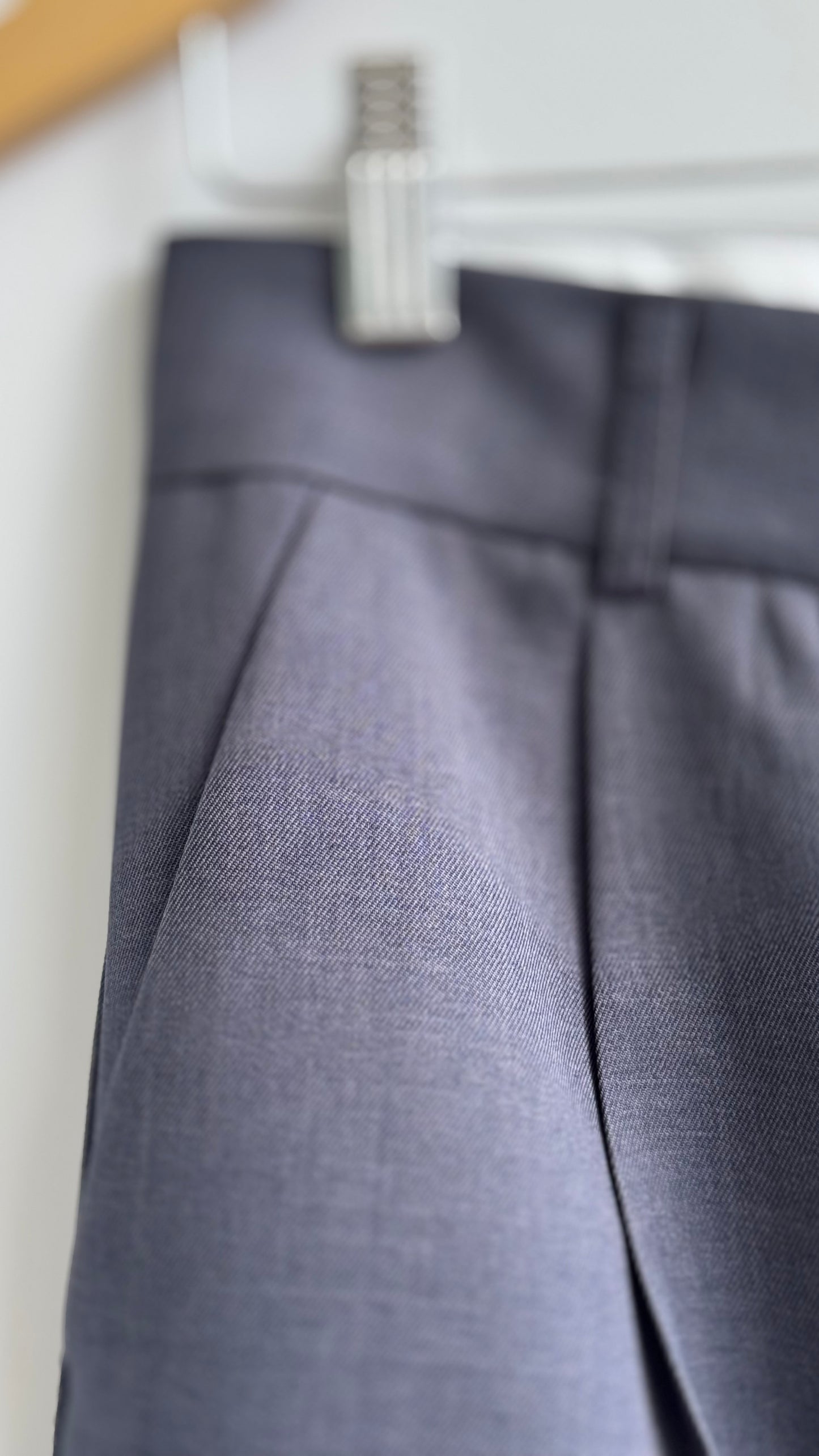 Pantalon Large Gris