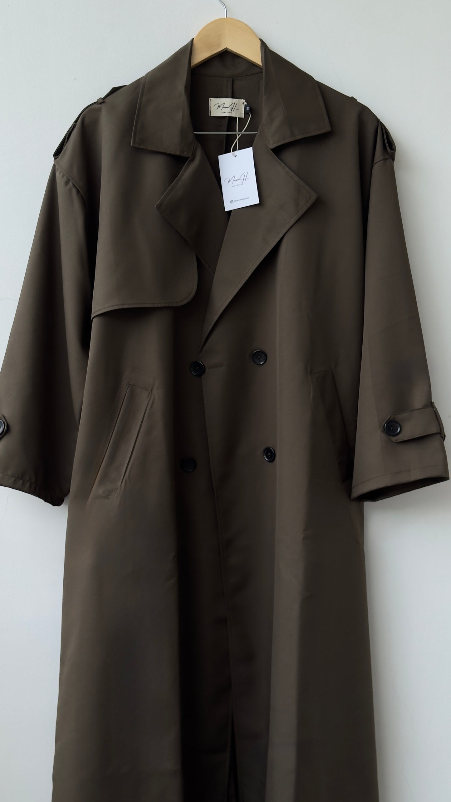 The TRENCH Coat Dark Kaki