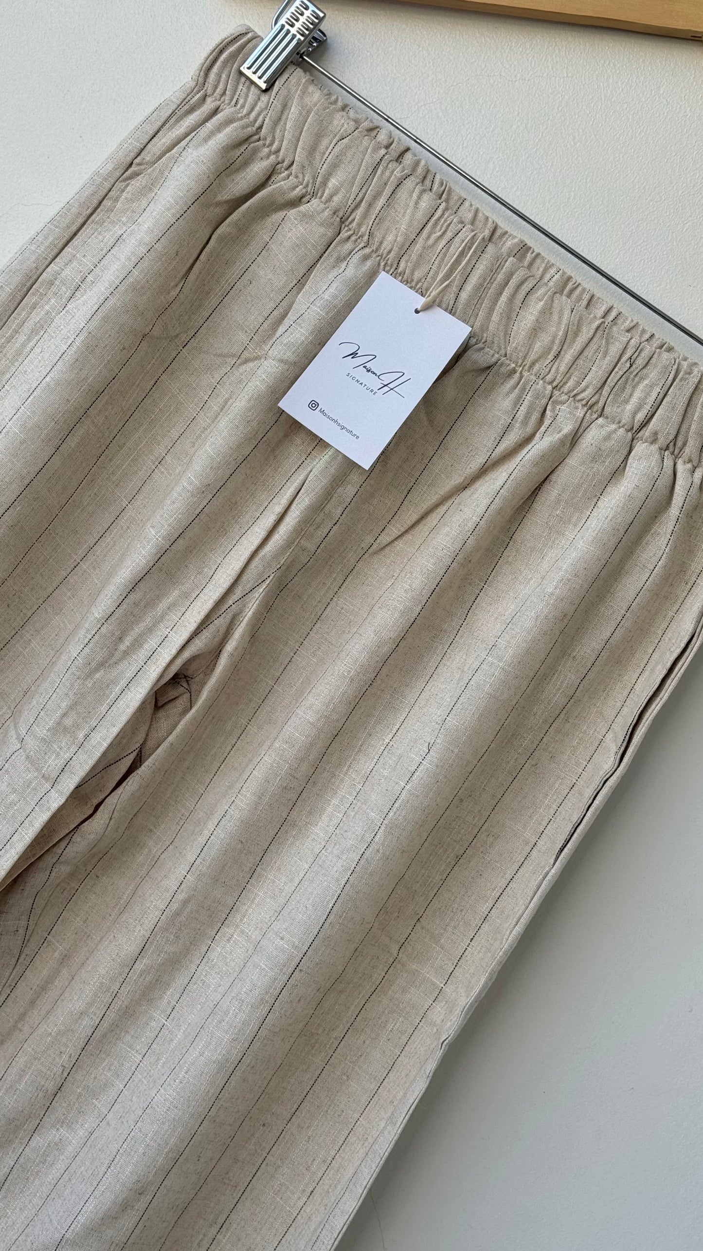 VANILLA pantalon 100% Lin