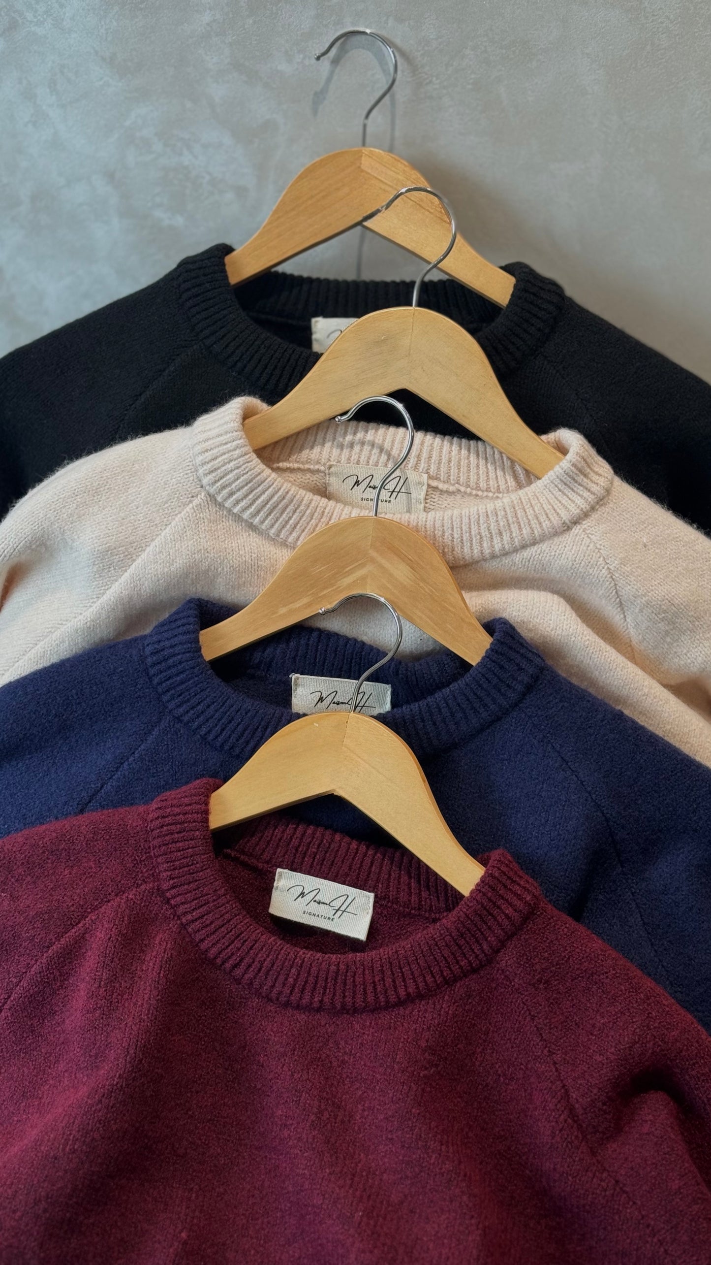 Pull 100% Laine douce Bleu