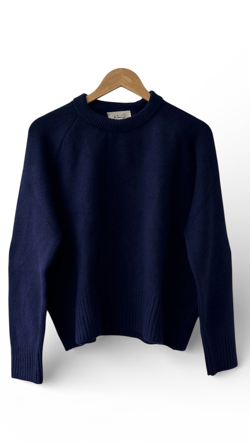 Pull 100% Laine douce Bleu