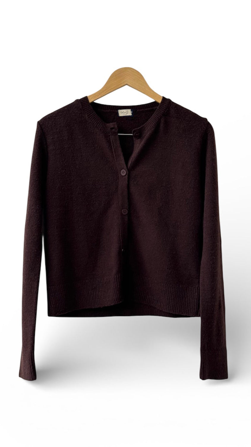 Cardigan Laine douce Marron