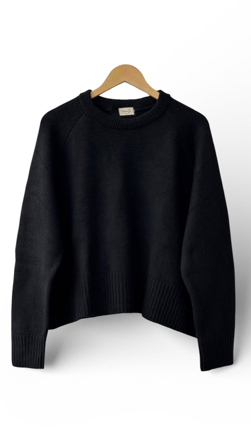 Pull 100% Laine douce Noir