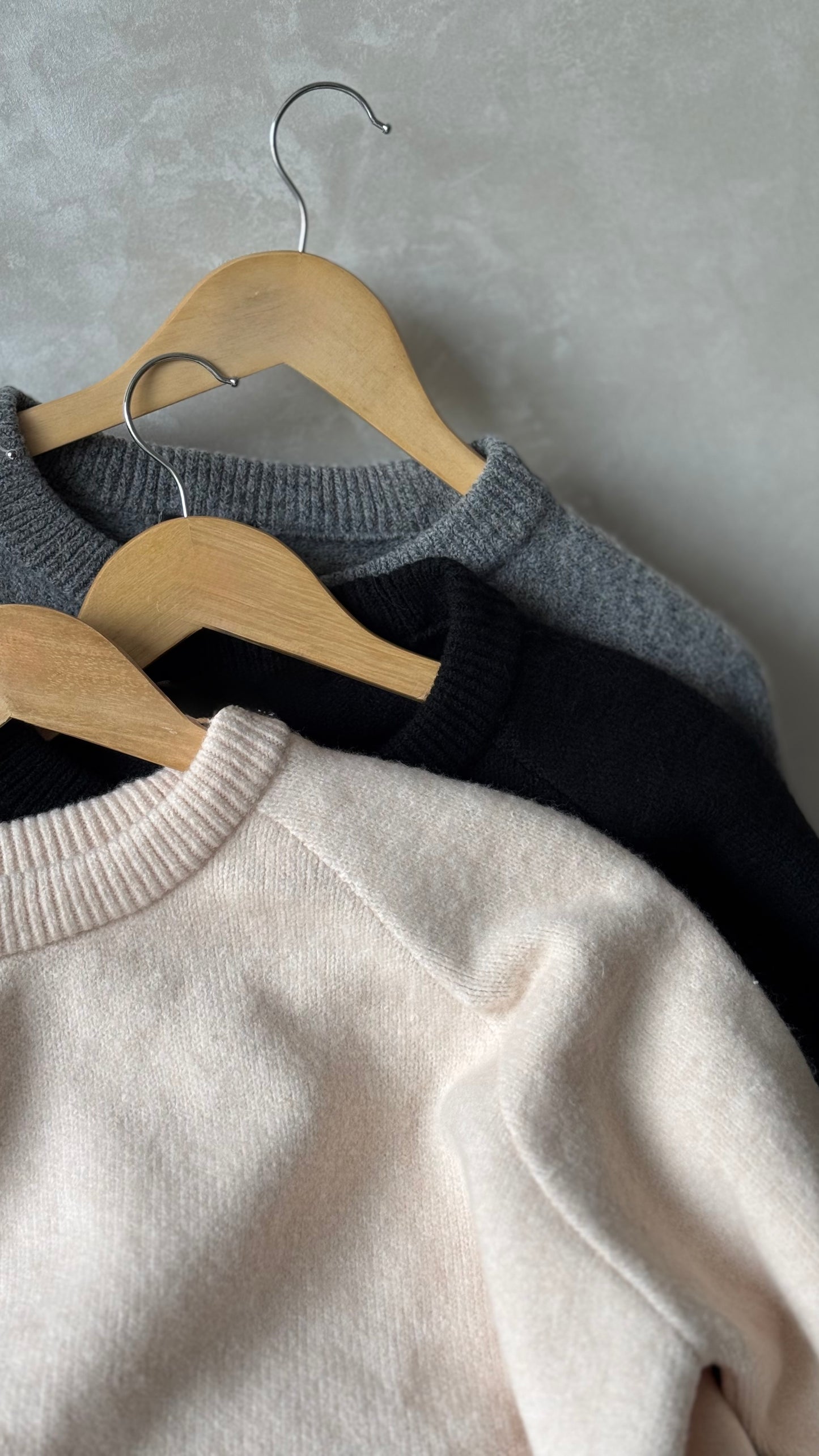 Pull 100% Laine douce Noir