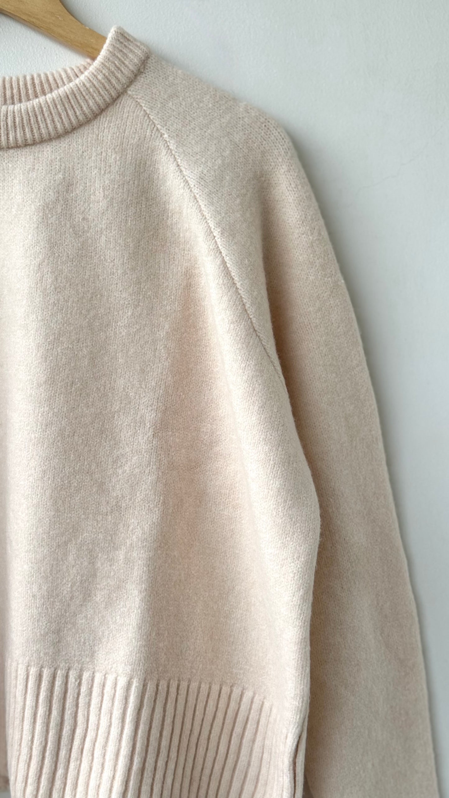 Pull 100% Laine douce crème