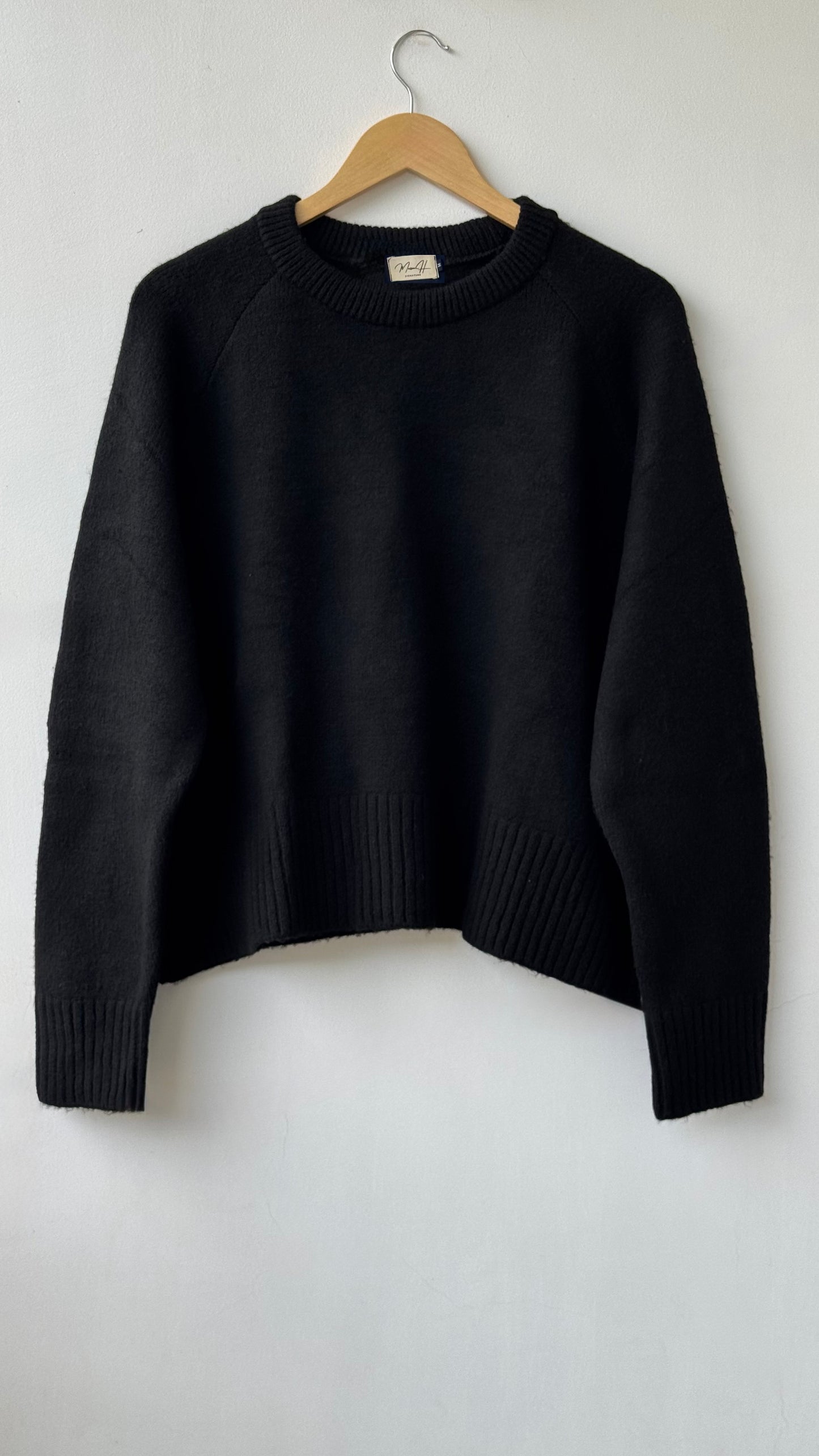 Pull 100% Laine douce Noir