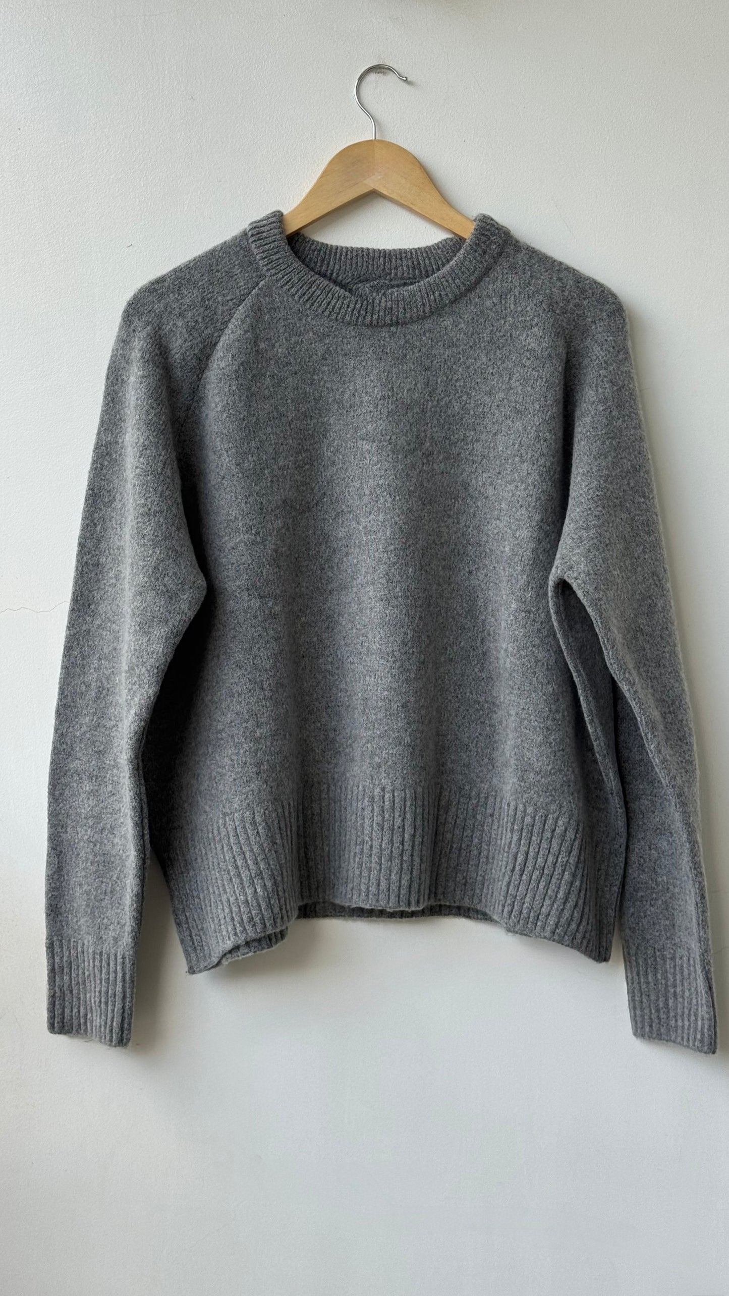Pull 100% Laine douce Gris