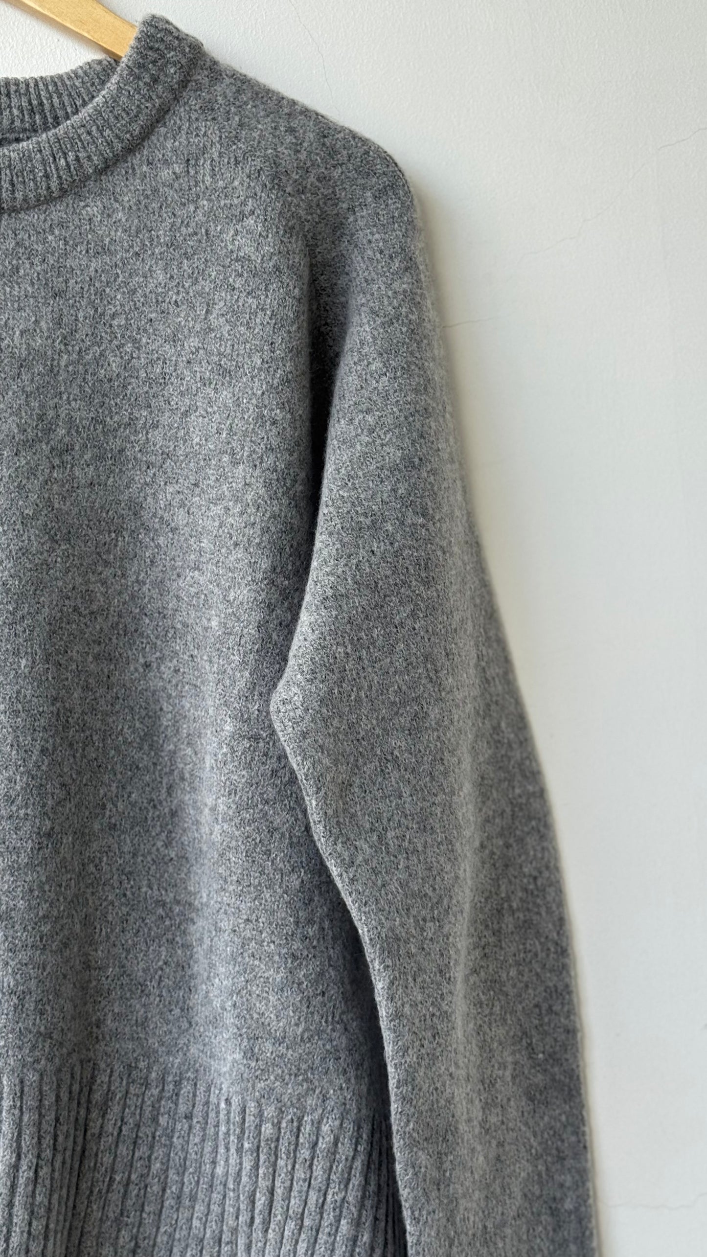 Pull 100% Laine douce Gris