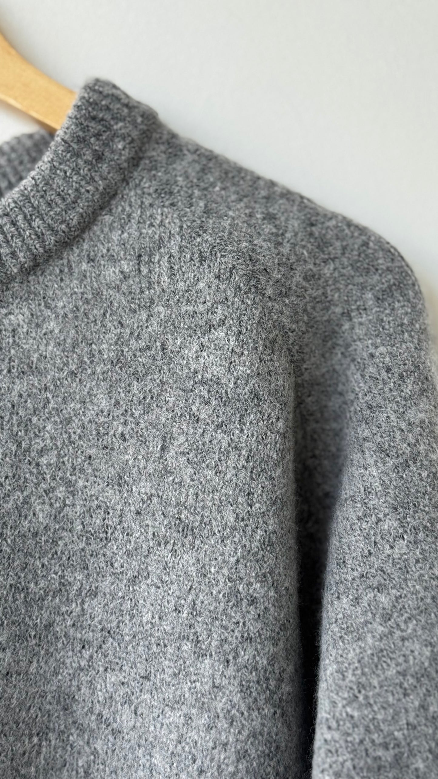Pull 100% Laine douce Gris