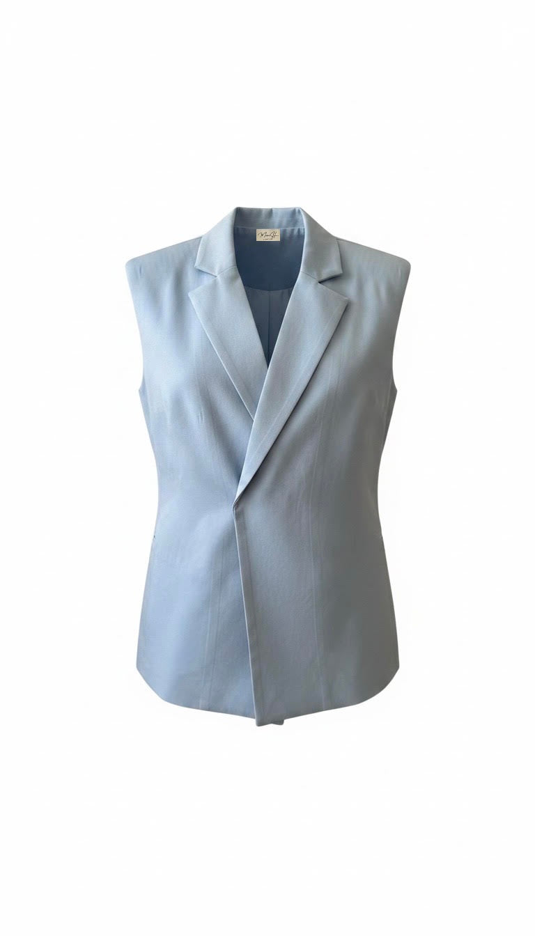 Veste sans manches fluide